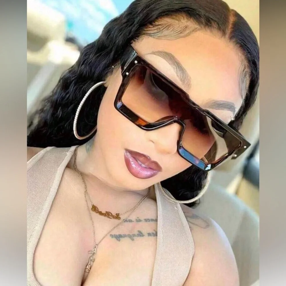 Stylish oversized sunglasses
